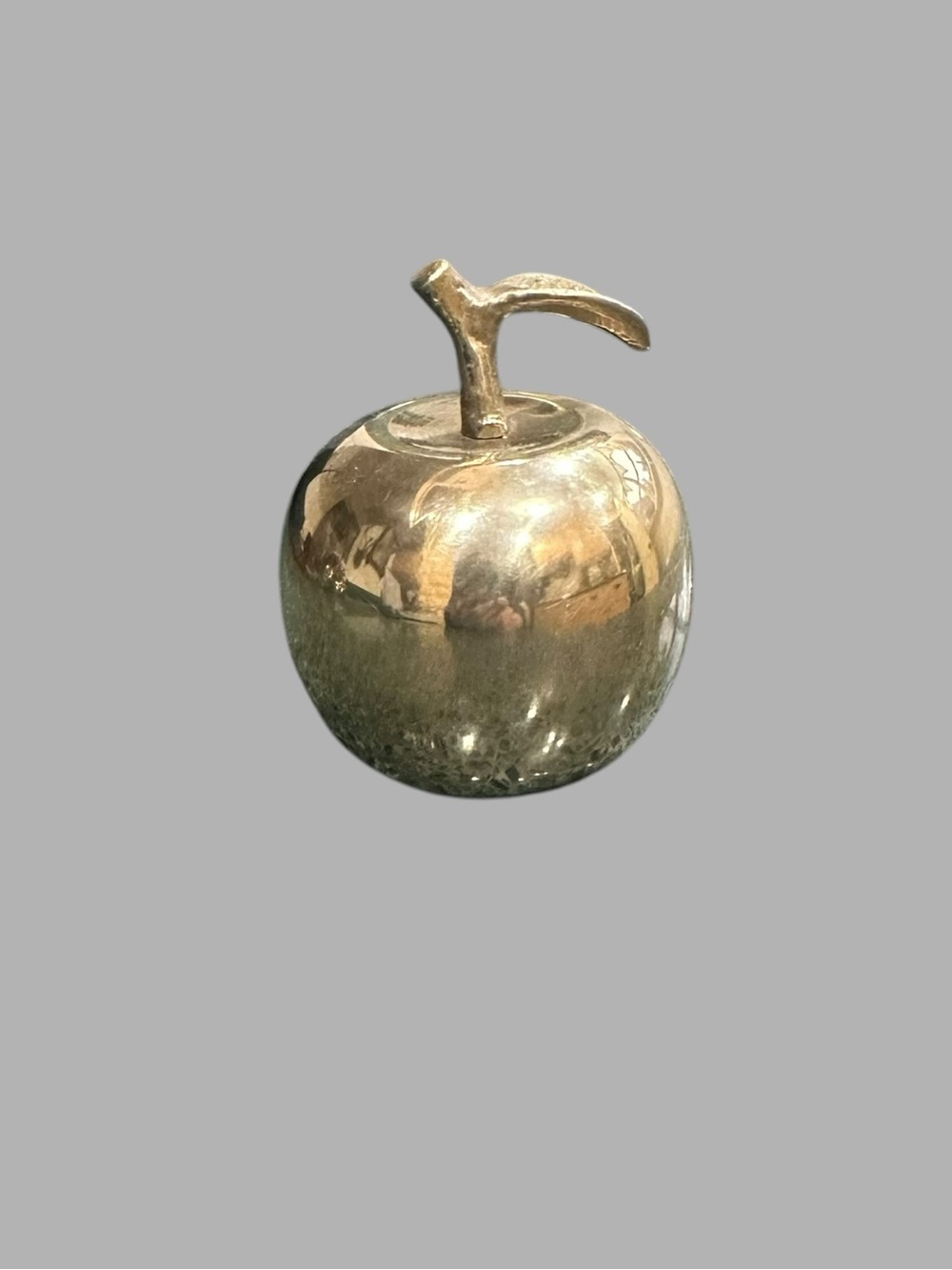 Vintage Solid Brass Apple Shaped Bell